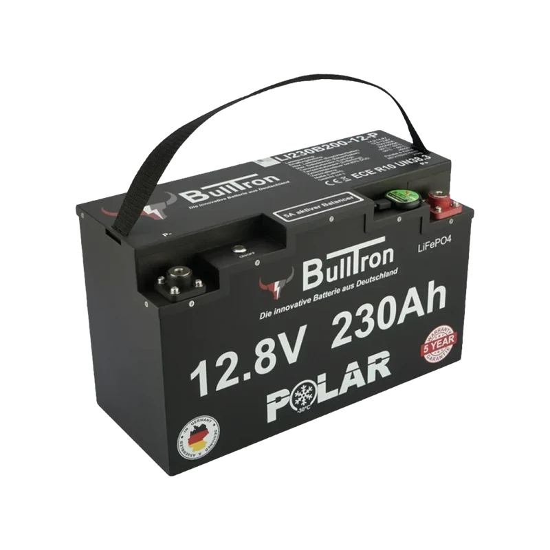 BullTron Polar 12 V 230 Ah Lithiumbatterie mit Heizung und Bluetooth