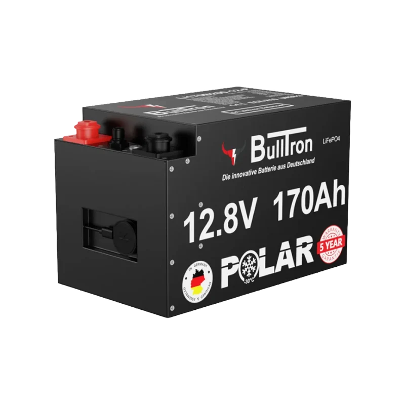 BullTron Polar 12 V 170 Ah Lithiumbatterie mit Heizung und Bluetooth