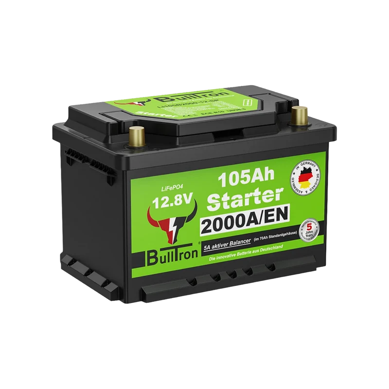 BullTron Polar 12 V 105 Ah Lithiumbatterie mit Heizung und Bluetooth